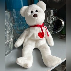 Vintage Beanie Baby Valentino Bear